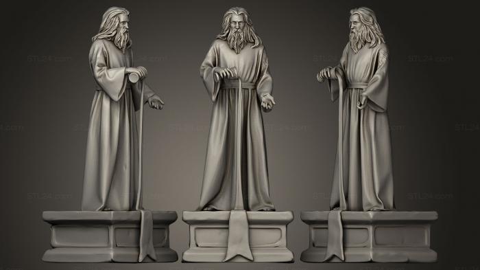 Religious statues (Stendarr Statue, STKRL_0040) 3D models for cnc